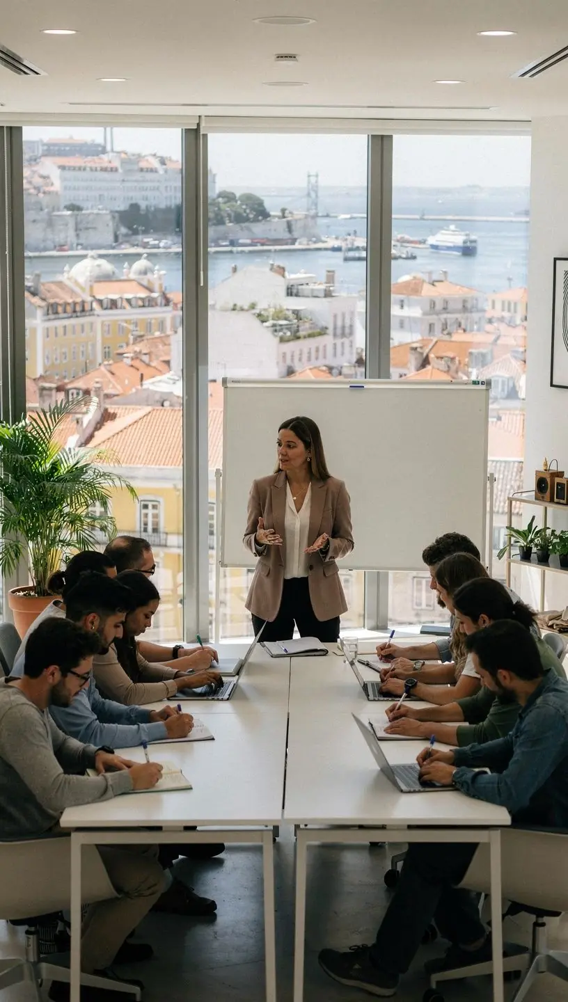 Modern office environment